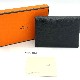 エルメス カルヴィ デュオ カードケース 名刺入れ シルバー金具 U刻印