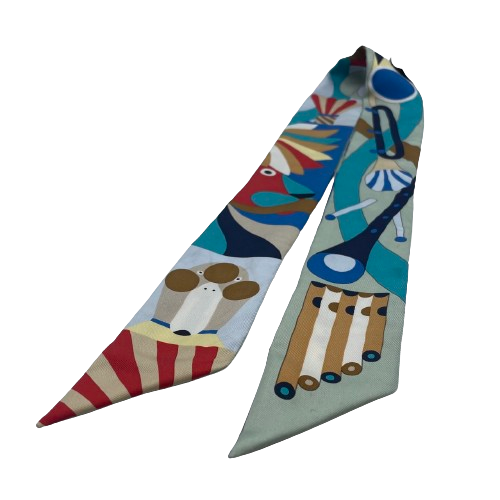 エルメス ツイリー パラード・アン・ファンファーレ シルク