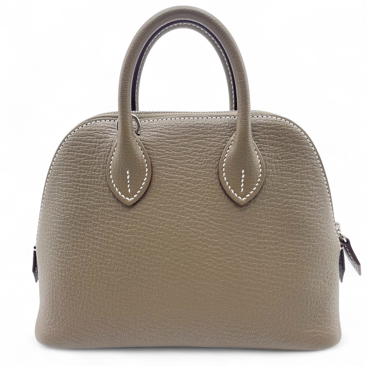 希少✨エルメス ボリード・ジジェチャーム スエード 手袋 ヴィンテージ エルメス ボリード1923 ミニ エトゥープ シェーブル シルバー金具 K