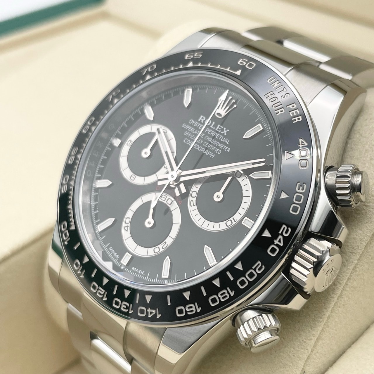 【2025年7月ギャラ！】ロレックス デイトナ 126500LN ブラック 40mm ステンレススチール 