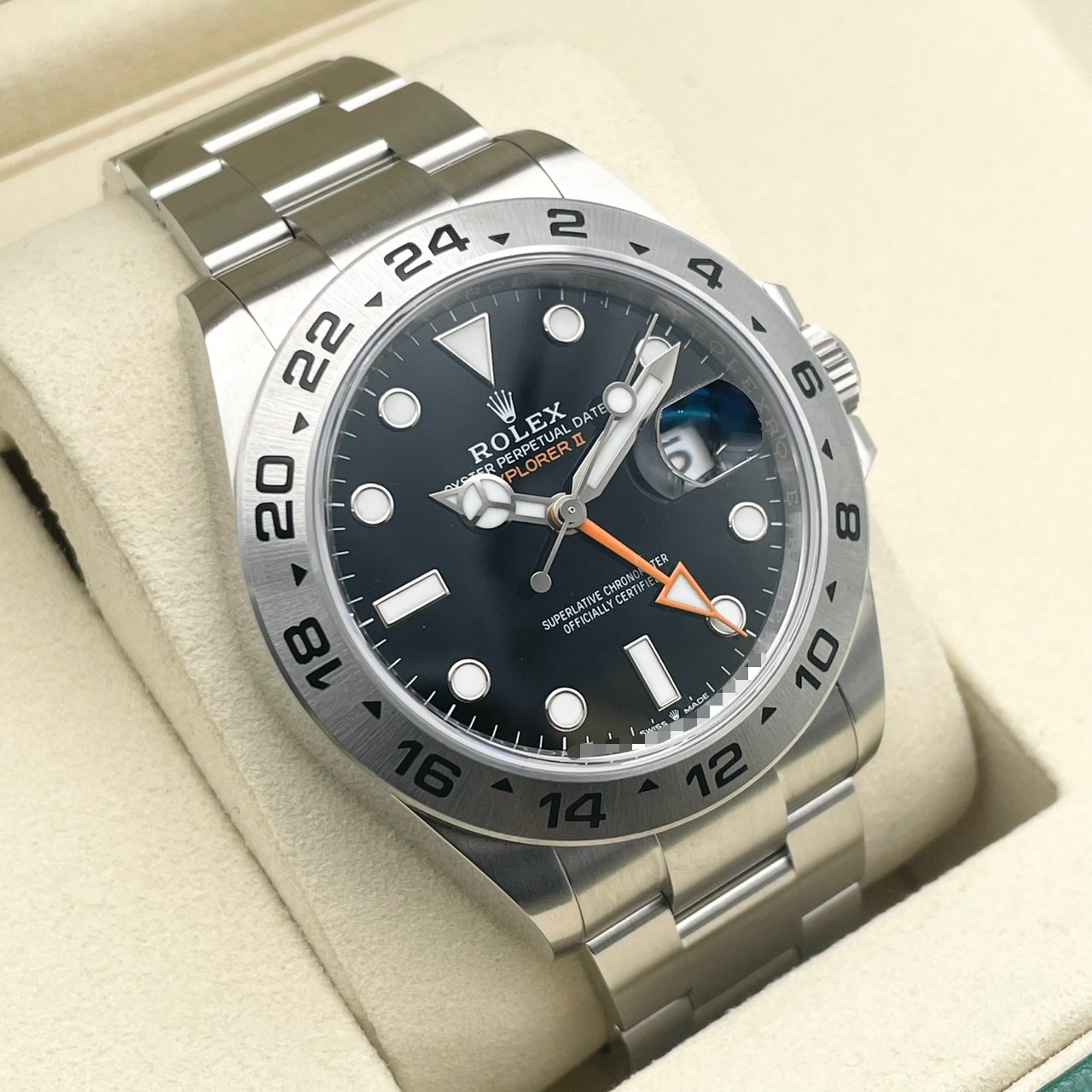 ロレックス エクスプローラーII 226570 ブラック オイスターブレスレット 42mm