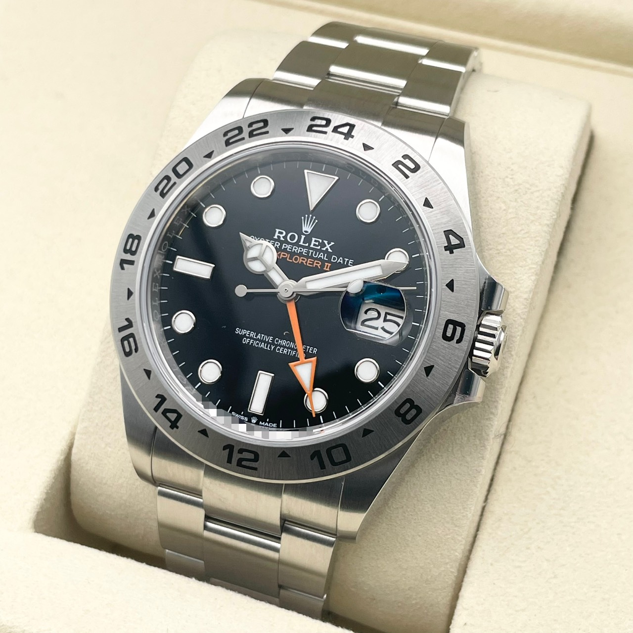 ロレックス エクスプローラーII 226570 ブラック オイスターブレスレット 42mm