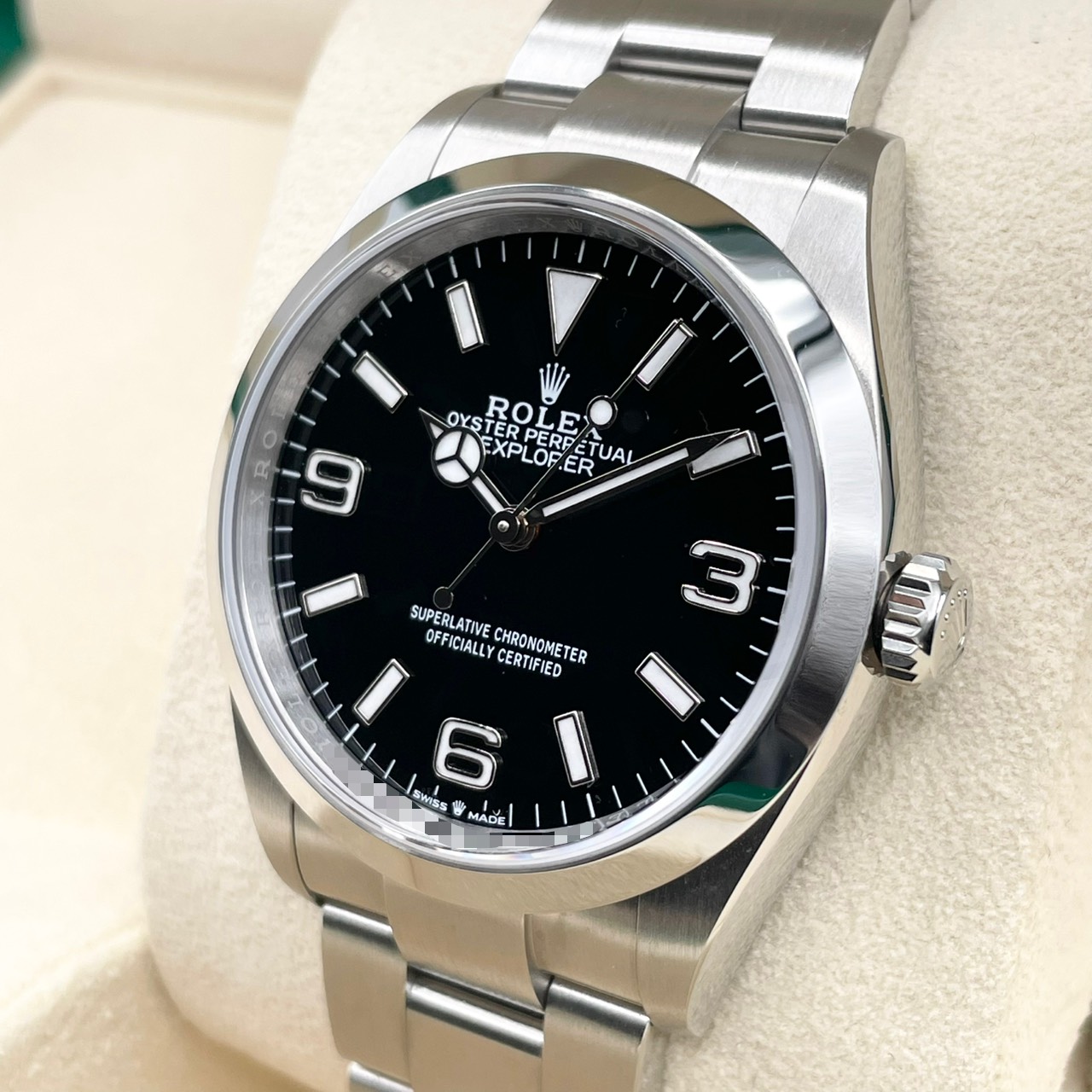 ロレックス エクスプローラー 124270 ブラック 36mm