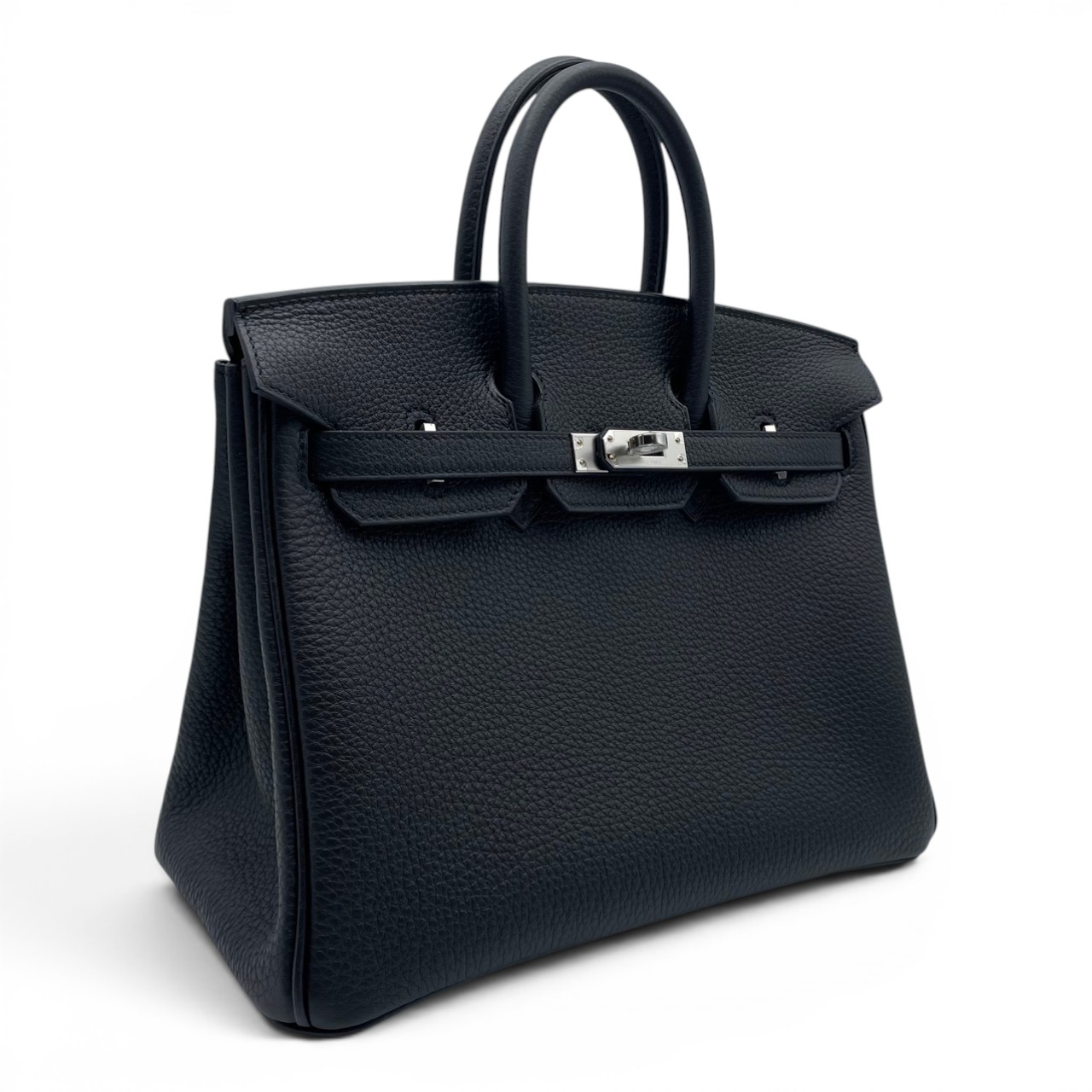【現金特価】エルメス バーキン 25 ノワール トゴ シルバー金具 G刻印
