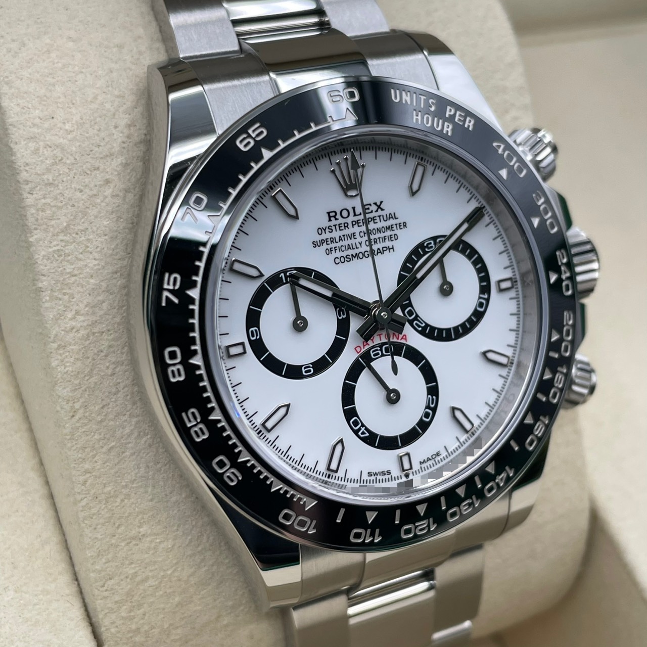 ロレックス デイトナ 126500LN ホワイト ステンレススチール 40mm
