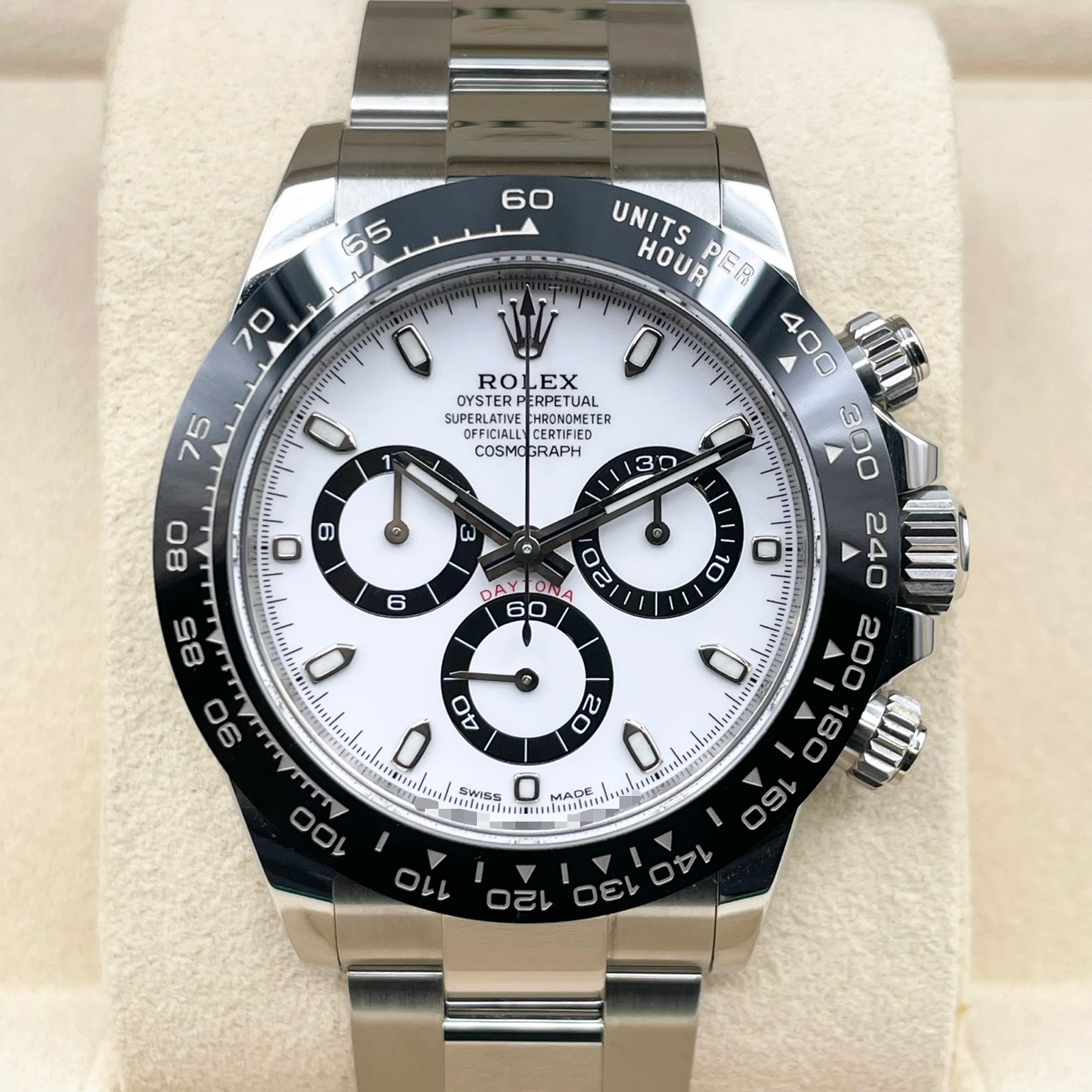 ロレックス デイトナ 116500LN ステンレススチール ホワイト 40mm