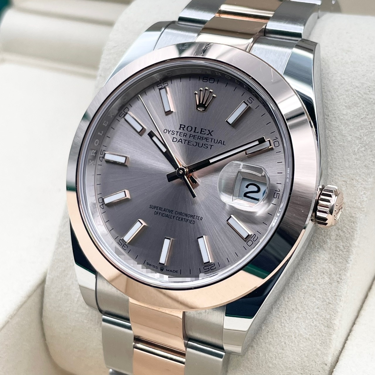 ロレックス デイトジャスト 126301 サンダスト オイスターブレス 41mm