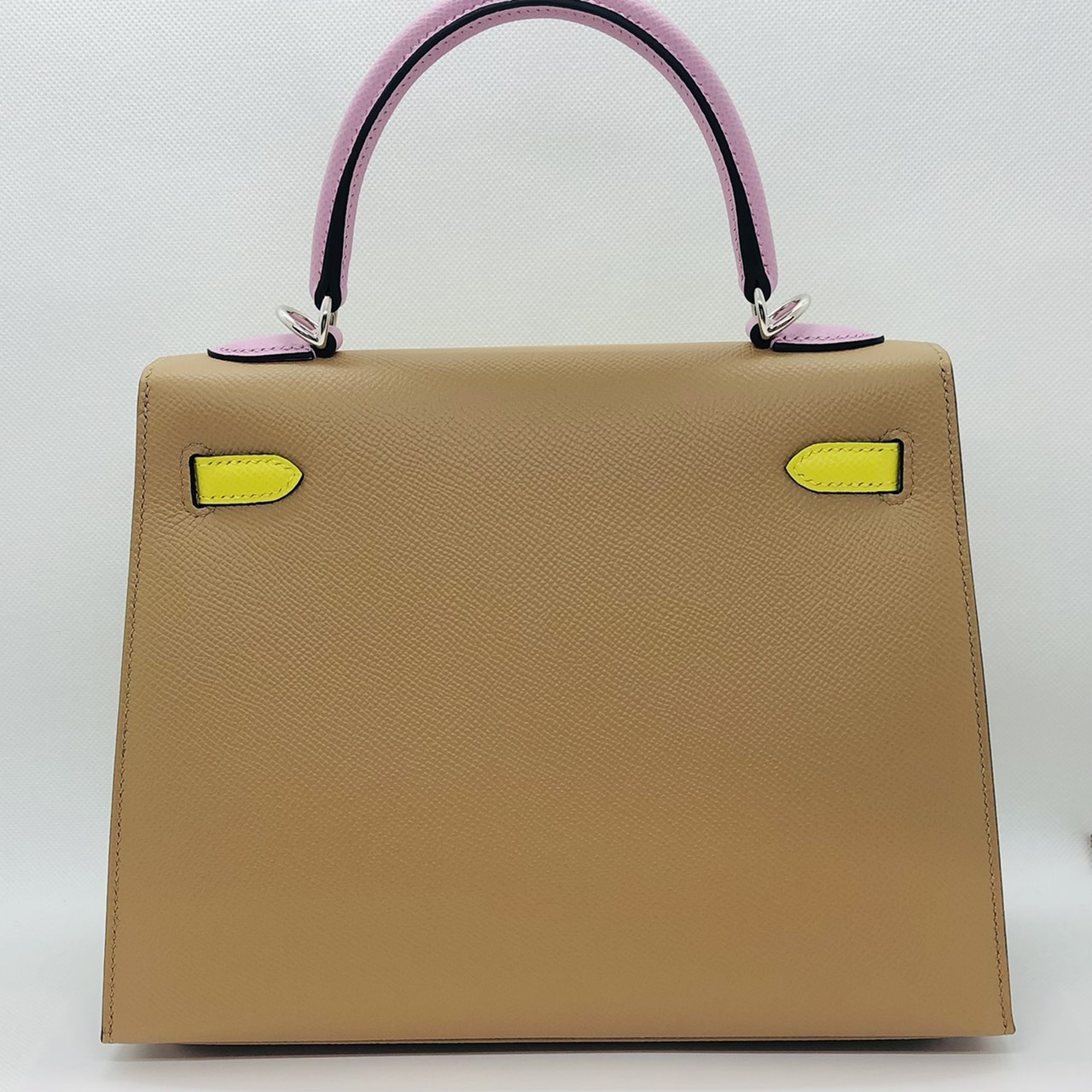 エルメス トリコロール ケリー25 ショルダーバッグ ヴォーエプソン