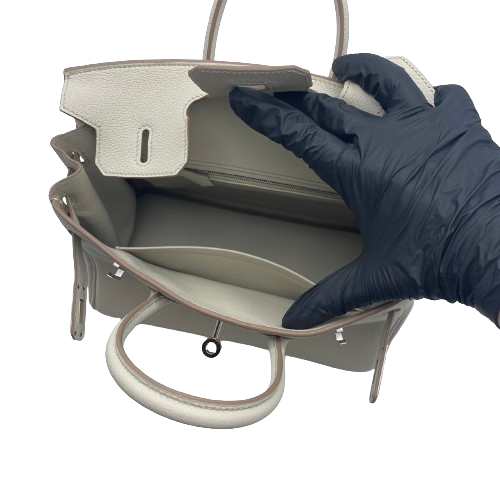 エルメス バーキン 25 べトン トゴ シルバー金具 B刻印 - ブランド品