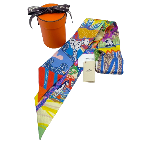 エルメス ツイリー En Liberte シルク