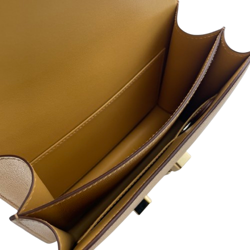 【オリンピック限定カラー】エルメス コンスタンスミニ 18 ドレ シェーブルシャムキラ シャンパンゴールド金具 B刻印