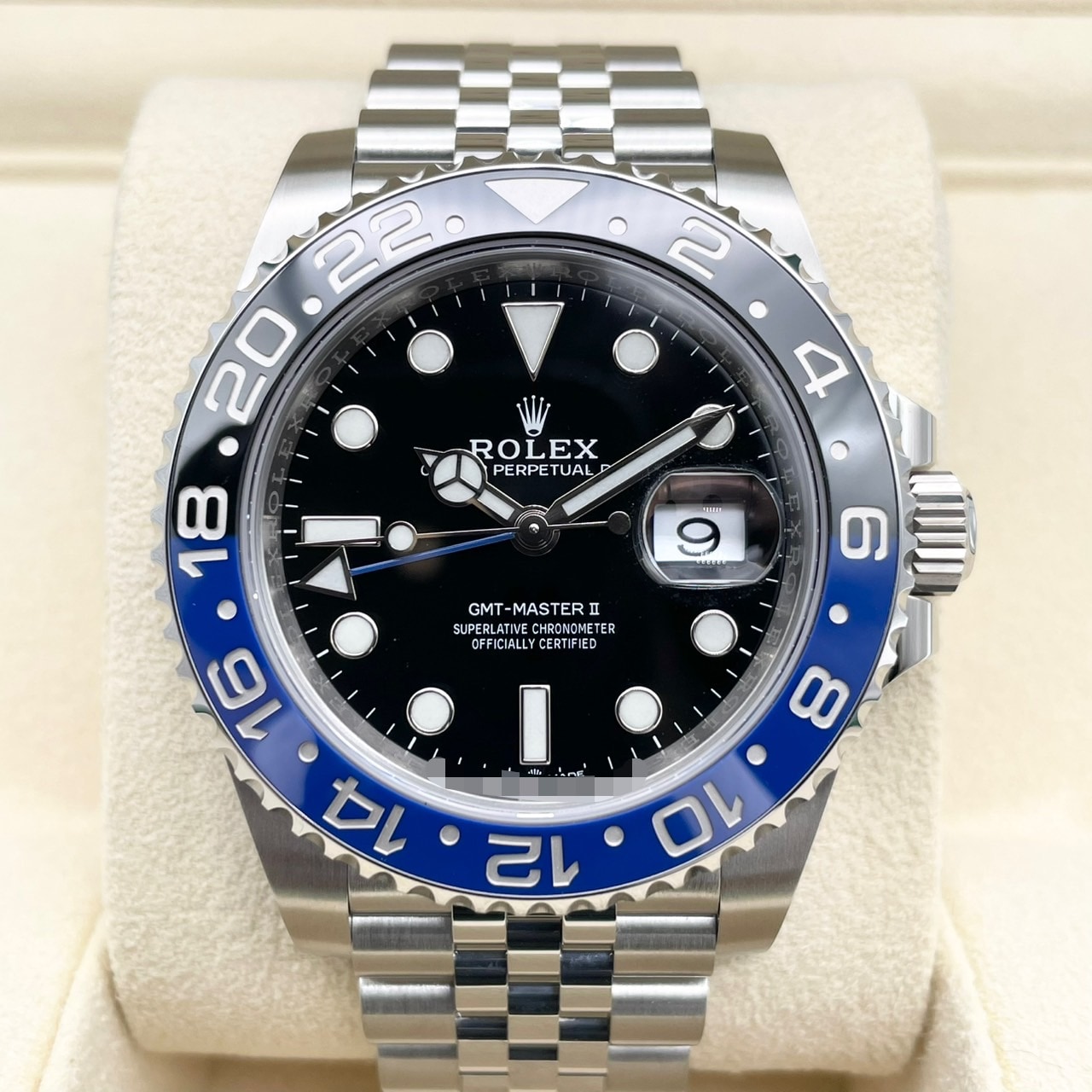【新ギャラ付属！】ロレックス GMTマスターII 126710BLNR バットマン ジュビリーブレス 40mm