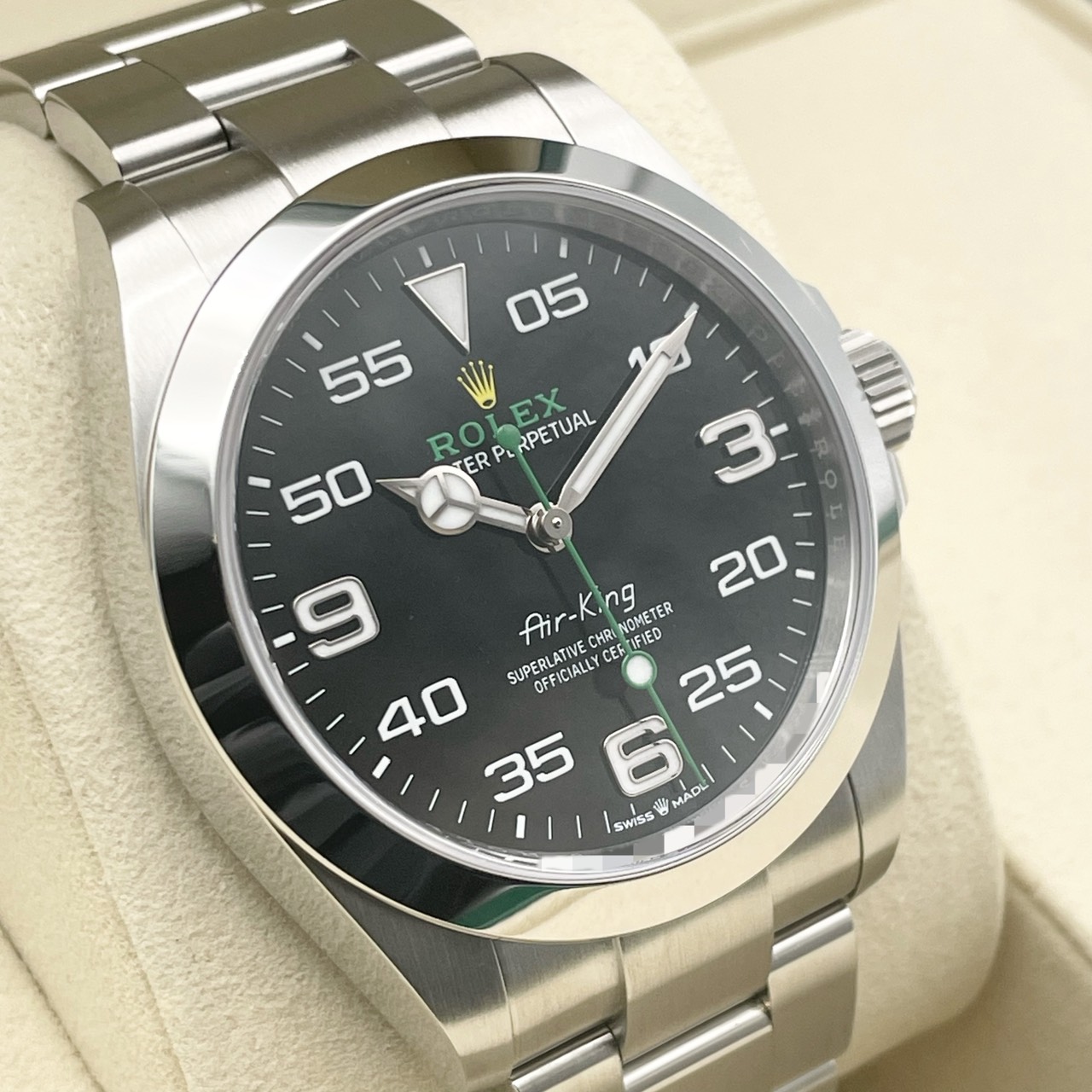 【25年10月ギャラ！】ロレックス エアキング 126900 ブラック 40mm