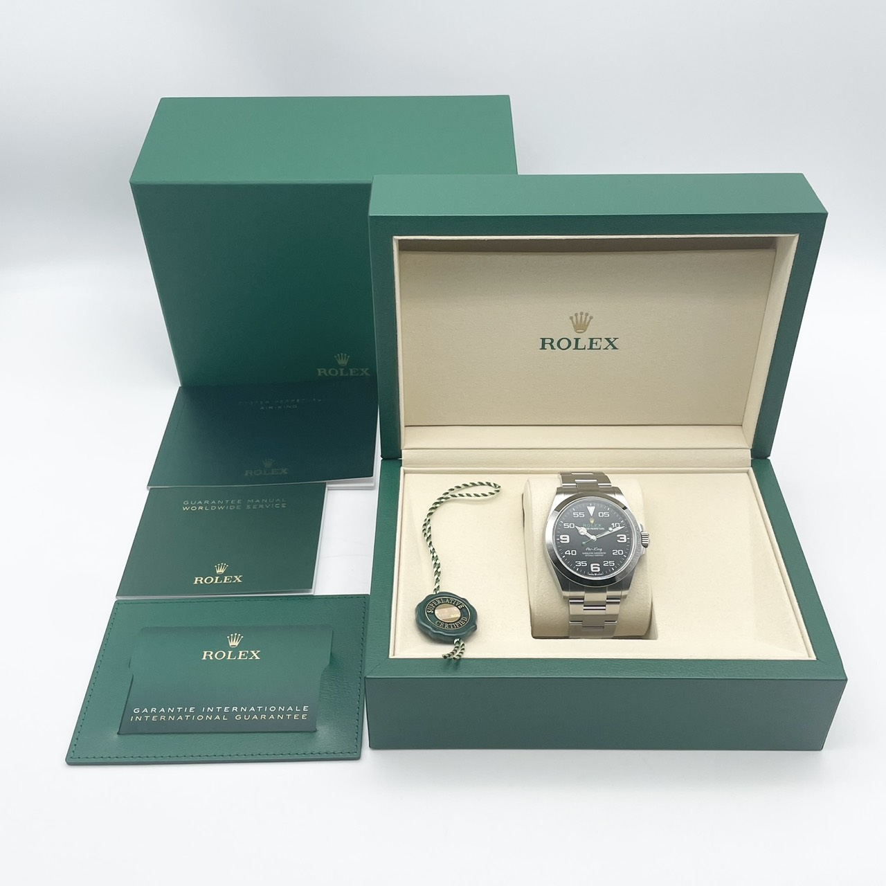 【25年10月ギャラ！】ロレックス エアキング 126900 ブラック 40mm