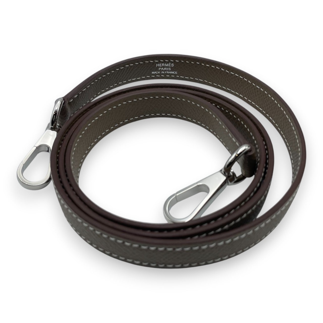 エルメス ミニエヴリン アマゾーヌ セリエ TPM エトゥープ エプソン シルバー金具 K刻印