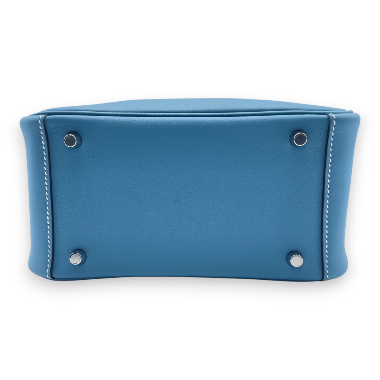 エルメス リンディミニ 20 ブルージーン スイフト シルバー金具 K刻印