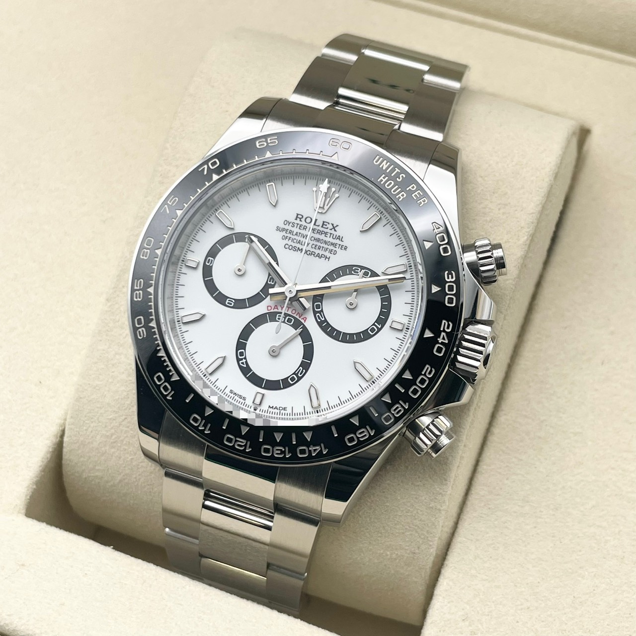 ロレックス デイトナ 126500LN ホワイト ステンレススチール オイスターブレス 40mm