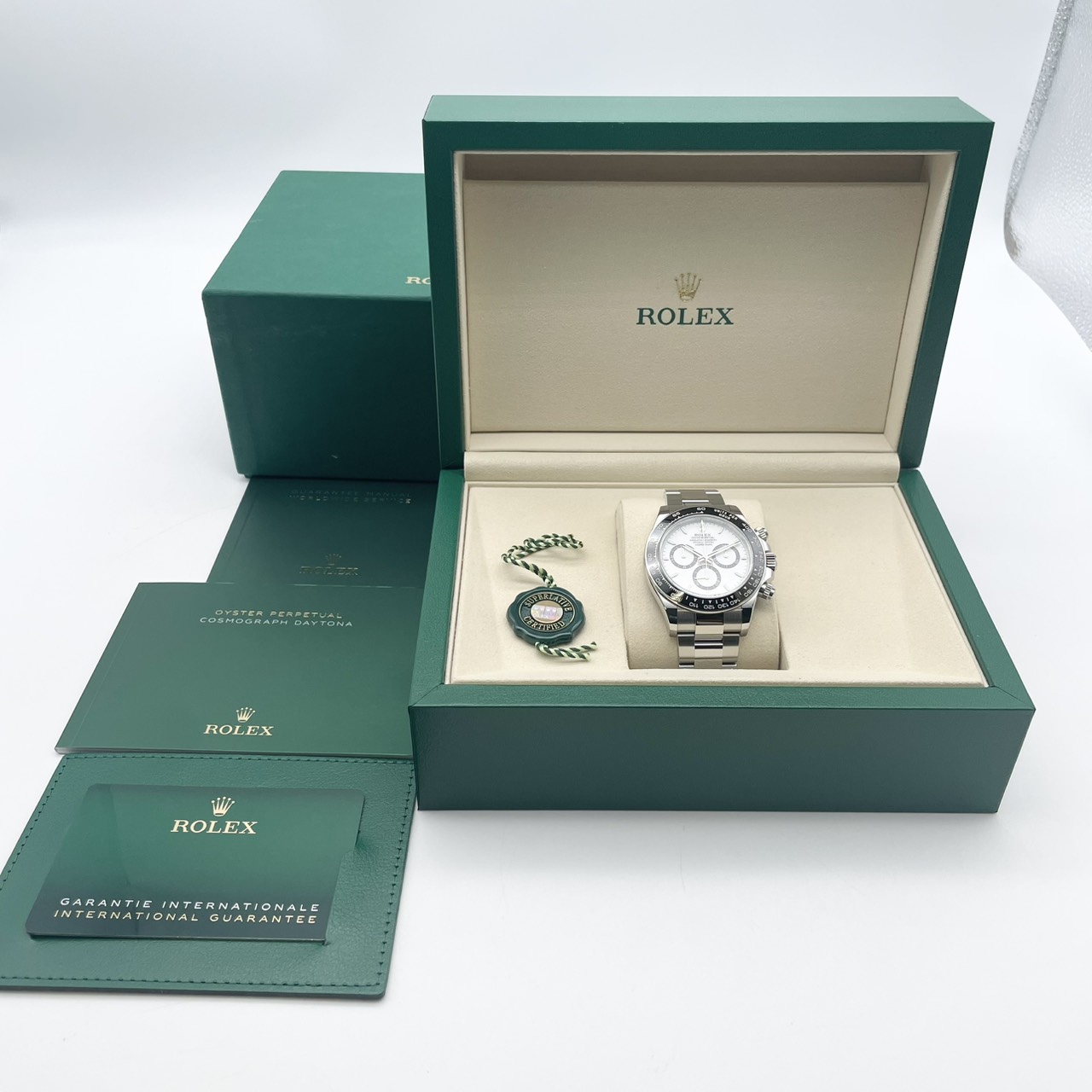 ロレックス デイトナ 126500LN ホワイト ステンレススチール オイスターブレス 40mm