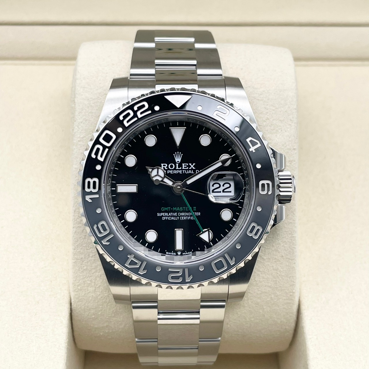 ロレックス GMTマスターII 126710GRNR ブラック オイスターブレスレット 40mm