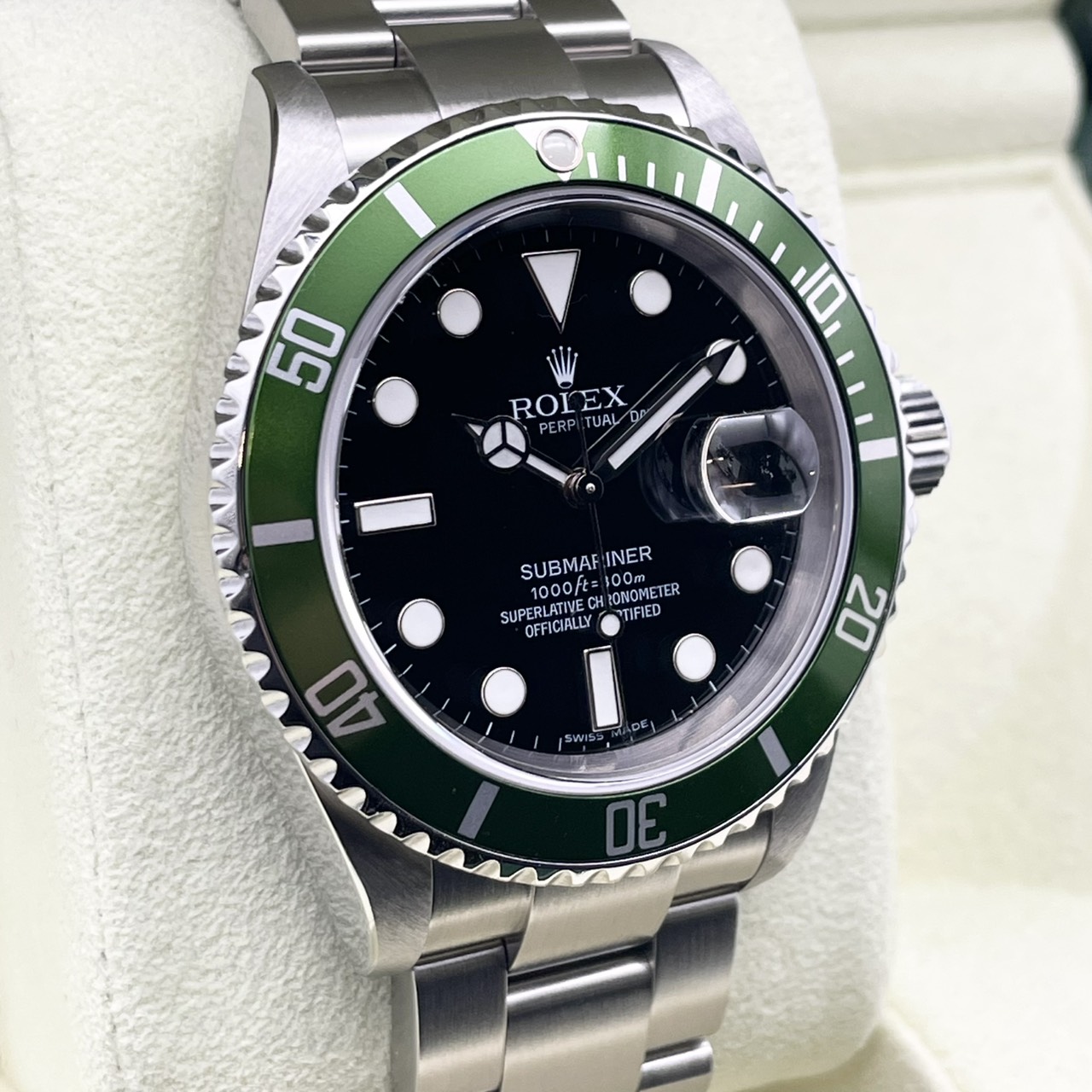 【Z番！箱保証書完備】ロレックス サブマリーナデイト 16610LV ブラック 40mm