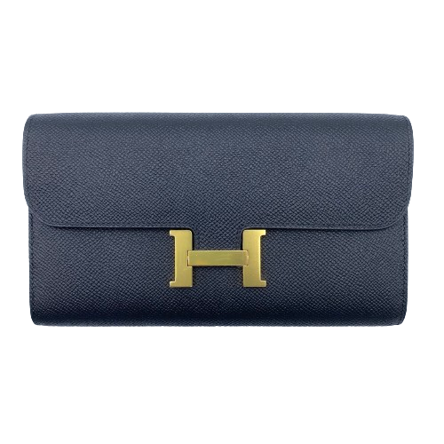 エルメス コンスタンストゥーゴー 　21　ノワール　ヴォーエプソン　ゴールド金具　U刻印