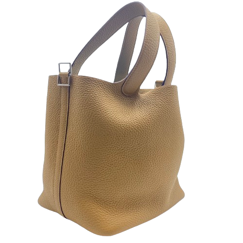 人気カラー★エルメス ピコタンロックMM ビスキュイ Y刻印 オマケ付き エルメス ピコタンロック MM ビスキュイ トリヨンクレマンス シルバー