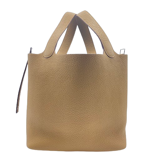 エルメス　ピコタンロックMM ビスキュイゴールド金具 エルメス ピコタンロック22/MM ベージュマルファ トリヨン