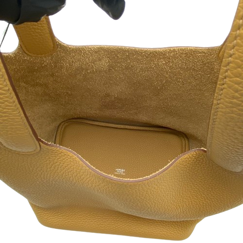 エルメス ピコタンロック MM ビスキュイ トリヨンクレマンス シルバー