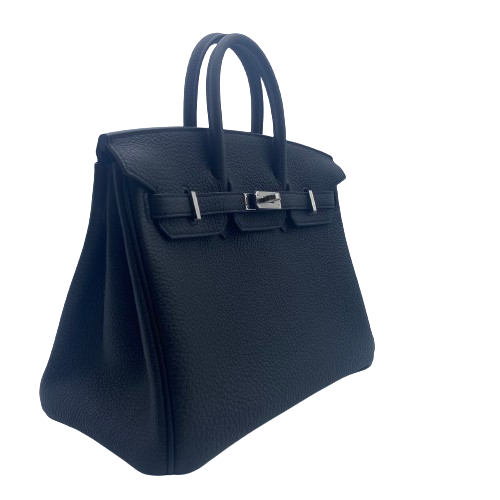 エルメス バーキン25 ノワール トゴ シルバー金具 W刻印