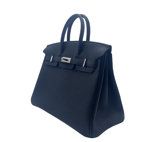 エルメス バーキン25 ノワール トゴ シルバー金具 W刻印