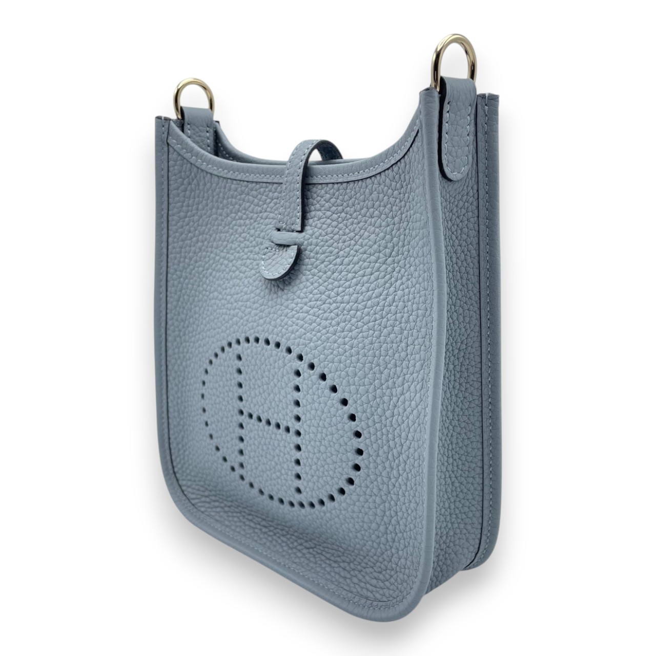 エルメス ミニエヴリン アマゾーヌ TPM グリパンタン トリヨンクレマンス シャンパンゴールド金具 K刻印