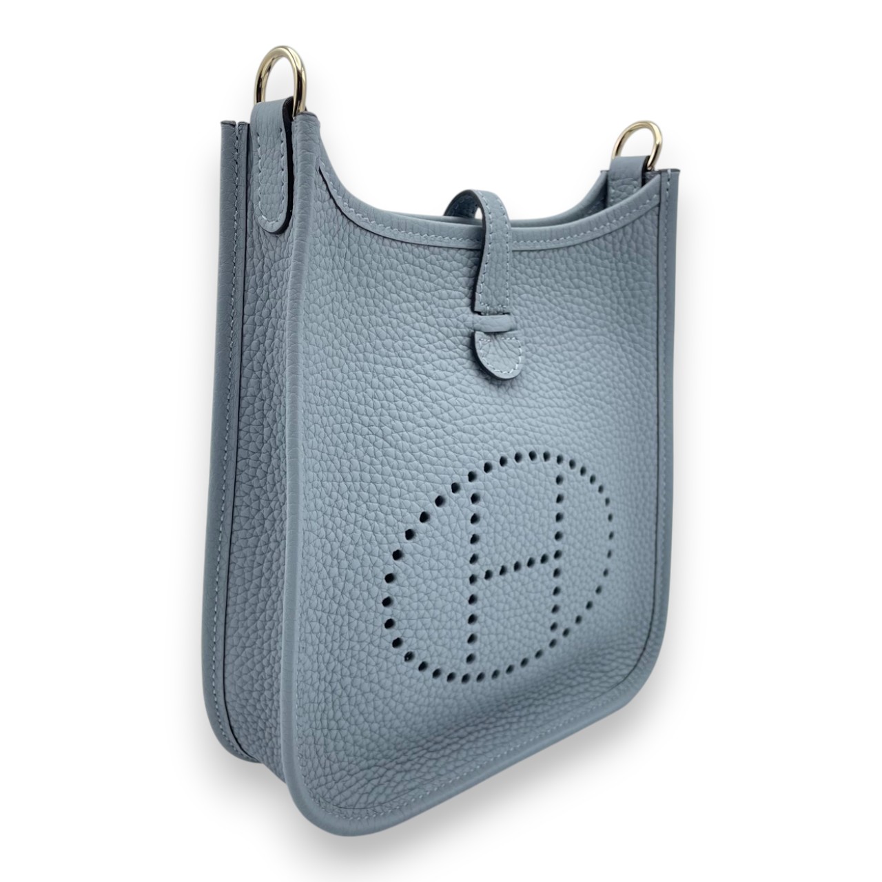 エルメス ミニエヴリン アマゾーヌ TPM グリパンタン トリヨンクレマンス シャンパンゴールド金具 K刻印