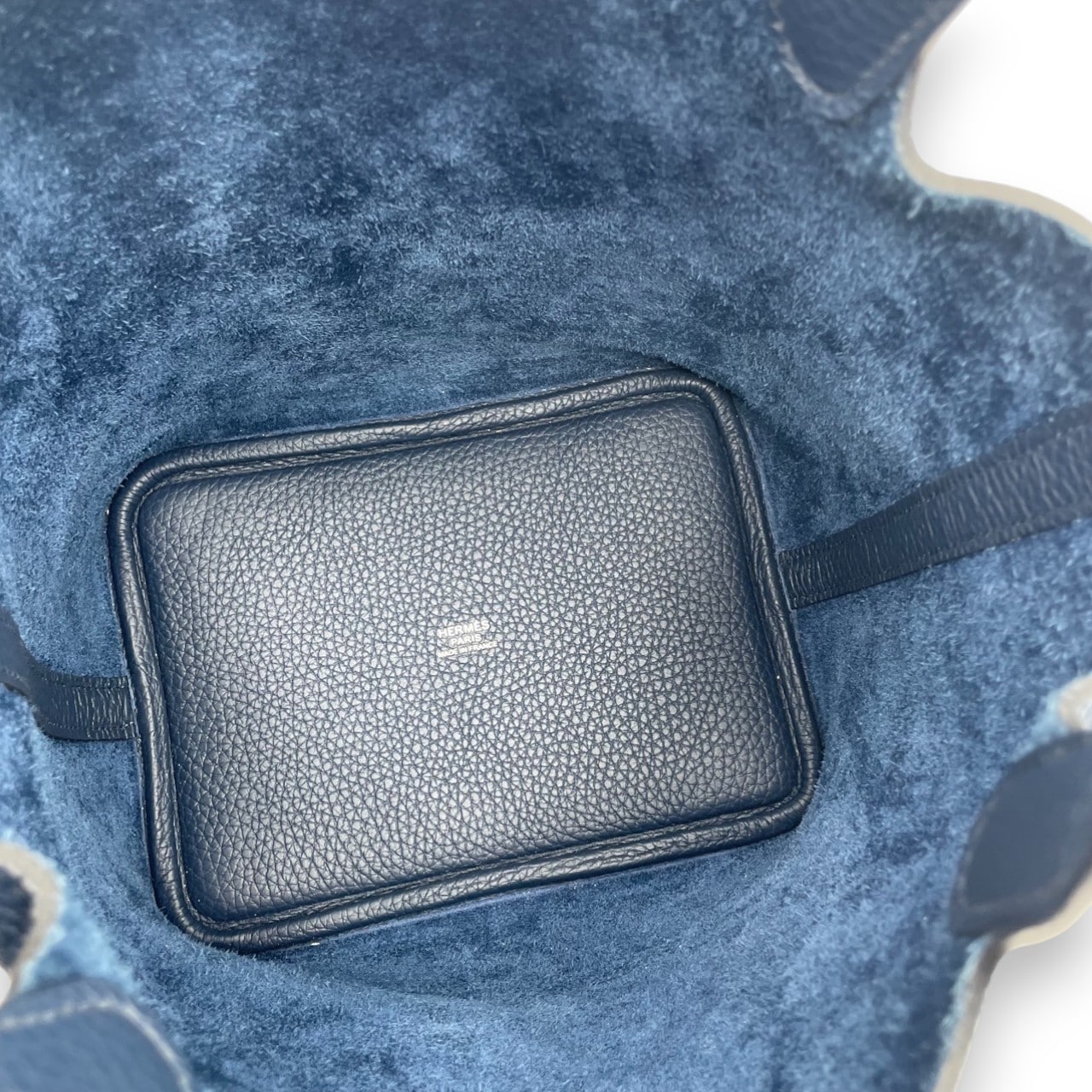 エルメス ピコタンロック PM ブルードプリュス トリヨンクレマンス シルバー金具 B刻印