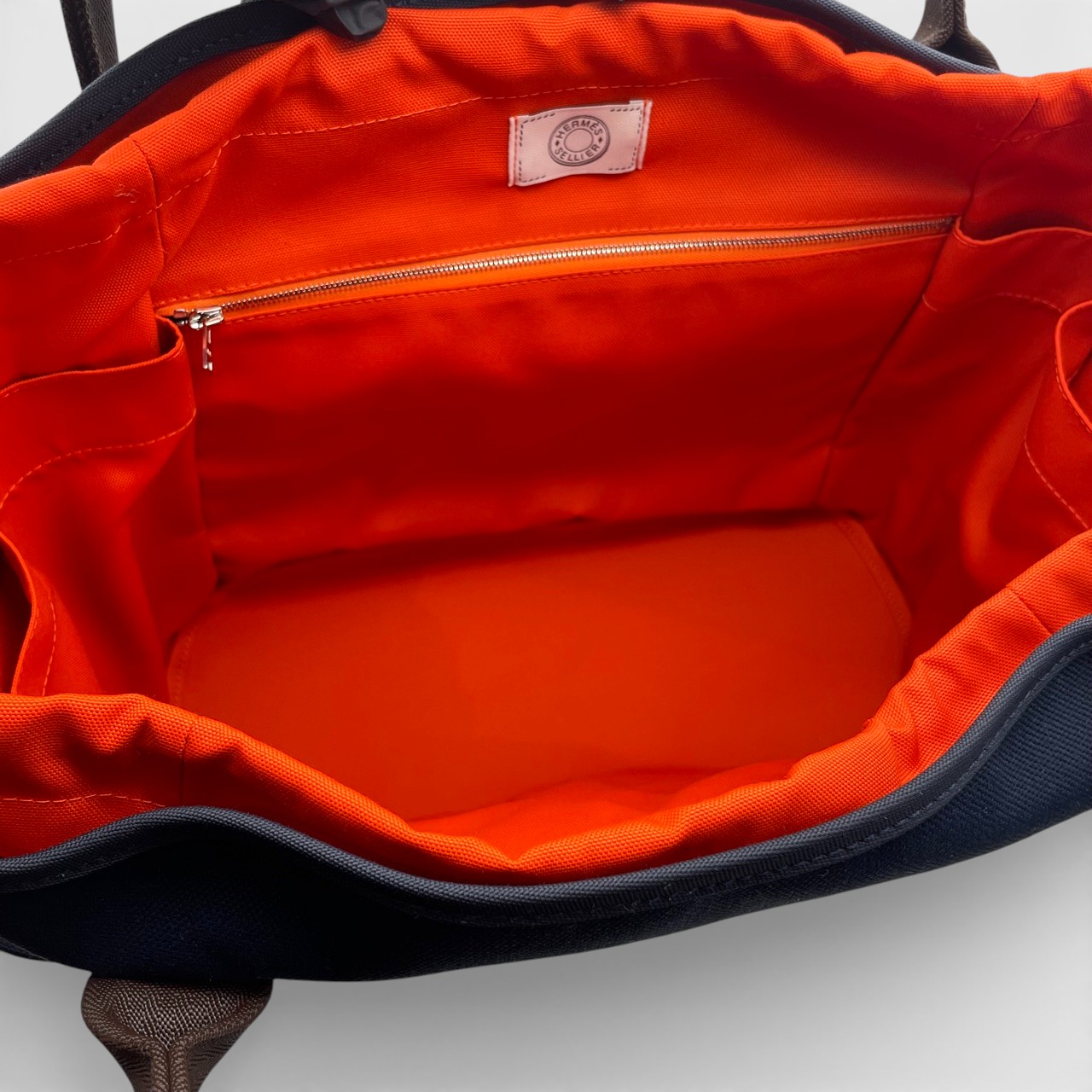 エルメス サックドパンサージュ グルーム 48 ブルーネイビー/フー