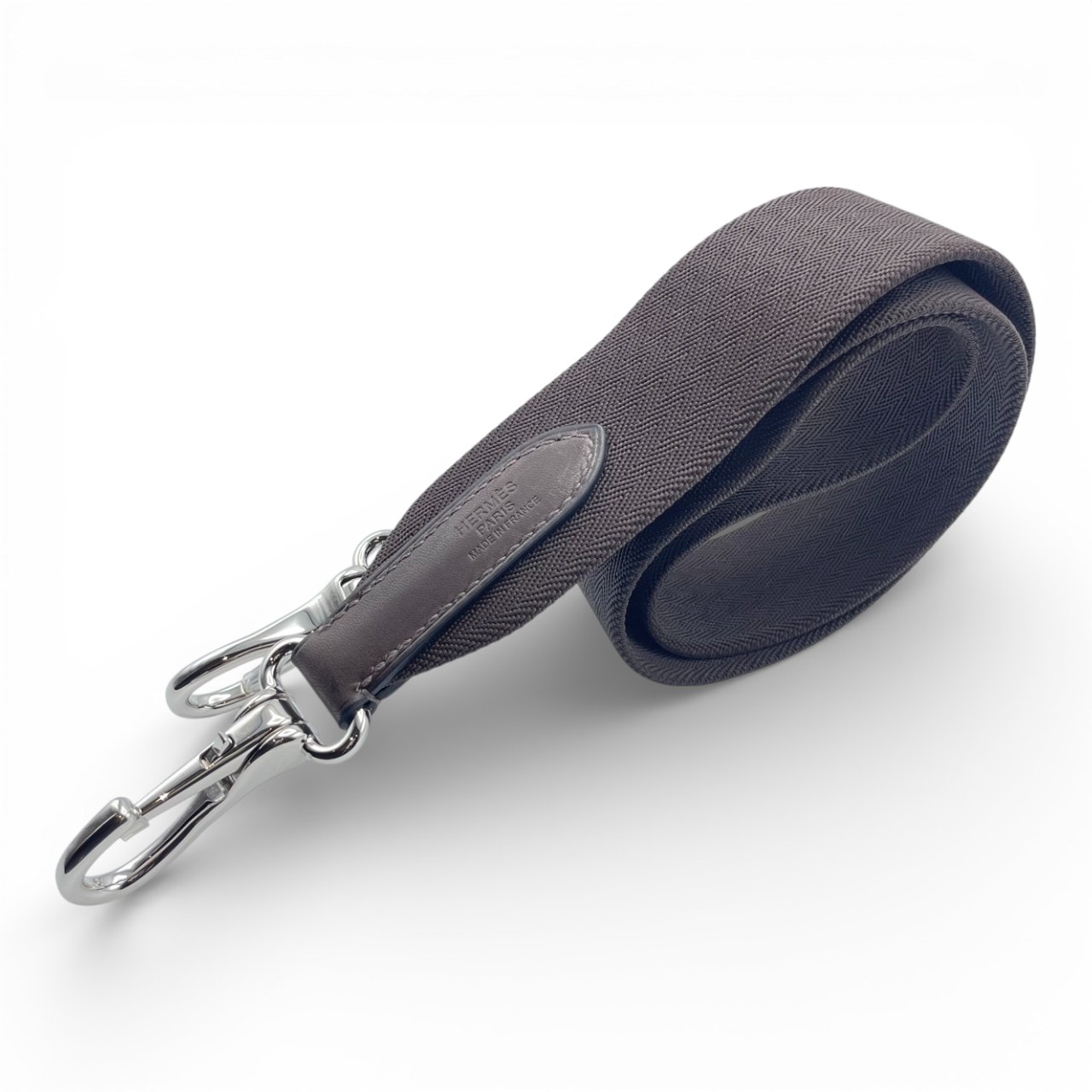 エルメス サックドパンサージュ グルーム 48 ブルーネイビー/フー キャンバス/バレニア シルバー金具 K刻印