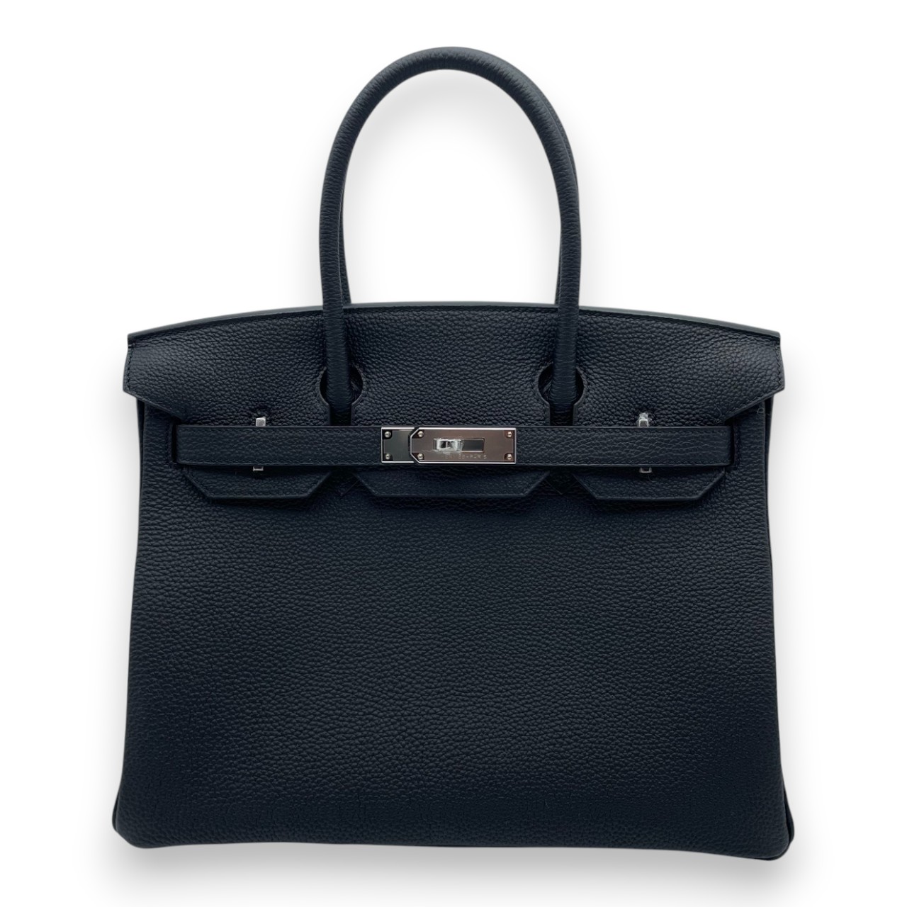 エルメス バーキン 30 ノワール トゴ シルバー金具 K刻印