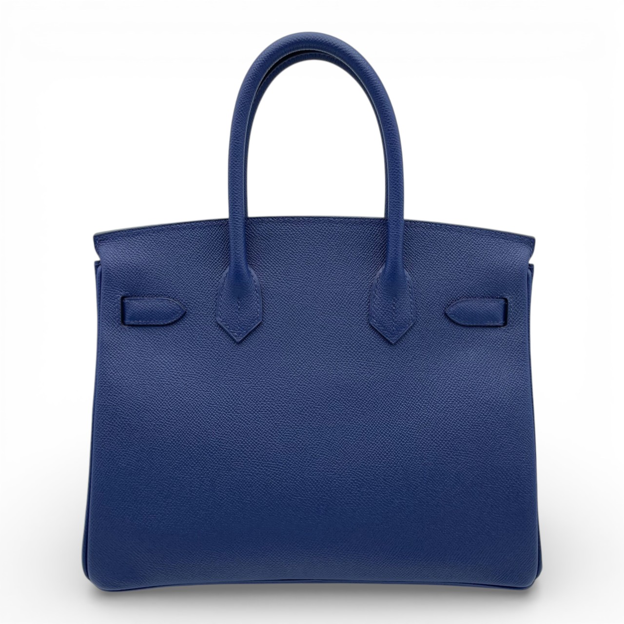 エルメス バーキン 30 ブルーサフィール エプソン シルバー金具 U刻印