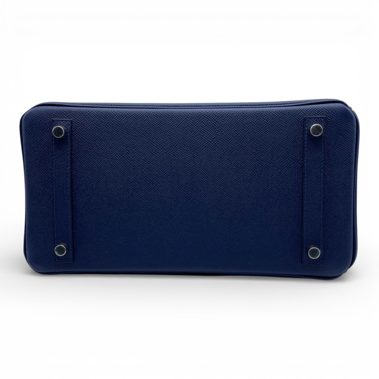 エルメス バーキン 30 ブルーサフィール エプソン シルバー金具 U刻印