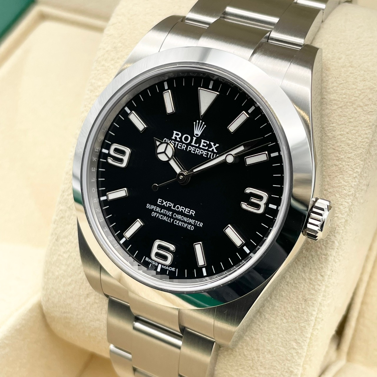 【廃番モデル！】ロレックス エクスプローラー 214270 ブラック ステンレススチール 39mm