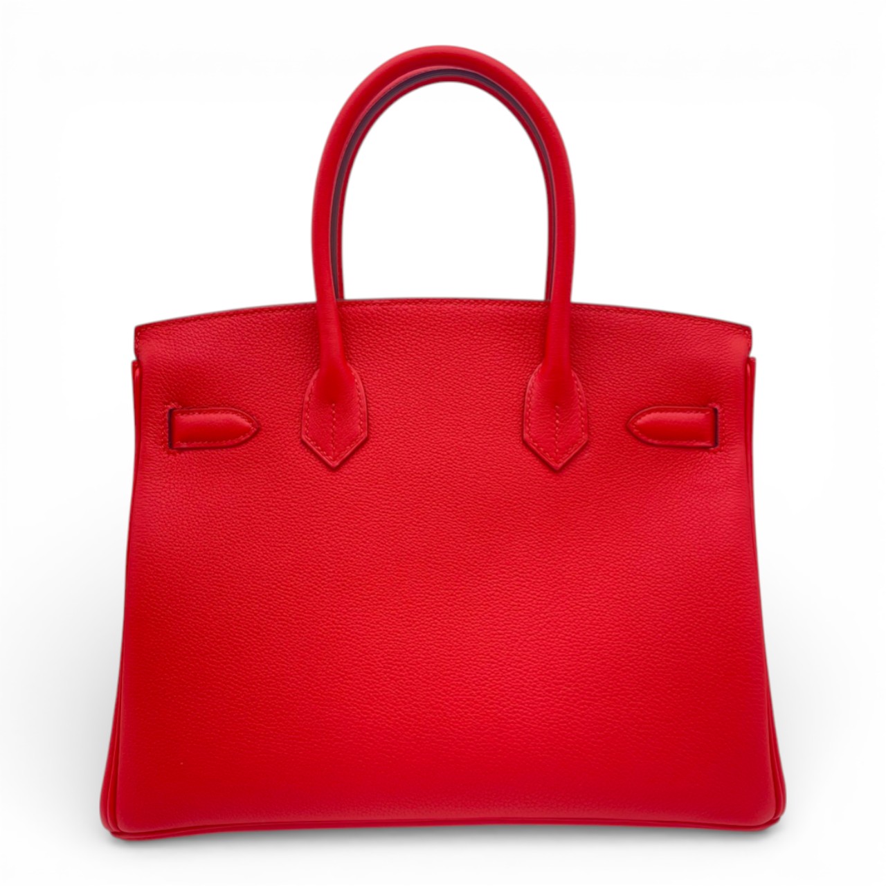 エルメス バーキン 30 ルージュクー トゴ シルバー金具 K刻印