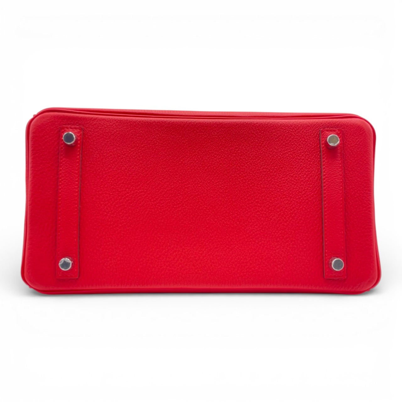 エルメス バーキン 30 ルージュクー トゴ シルバー金具 K刻印