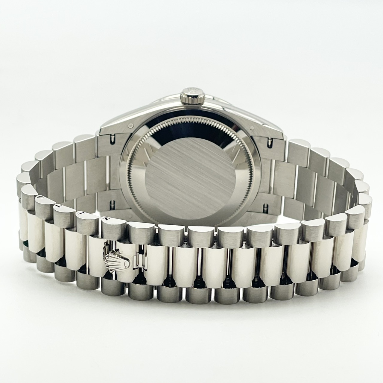 ロレックス デイデイト 128349RBR ブライトブルー インデックスダイヤ ダイヤベゼル 36mm