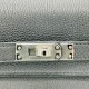 エルメス ケリー25 ノワール トゴ シルバー金具 B刻印