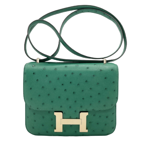 【現金特価】エルメス コンスタンスミニ オーストリッチ ゴールド金具 B刻印