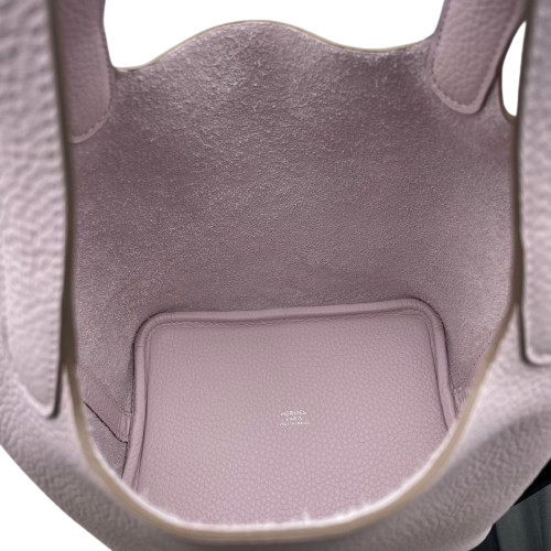 エルメス ピコタンロック PM  モーヴペール トリヨンクレマンス  シルバー金具 W刻印