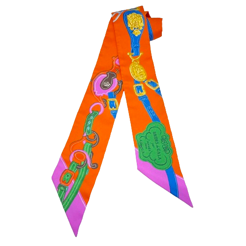 エルメス ツイリー Brides de Gala Applique Pique シルク