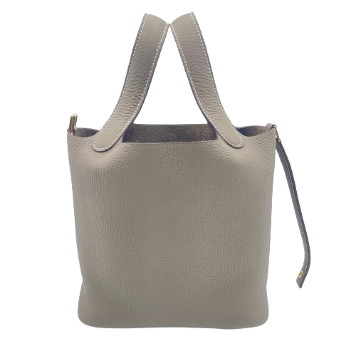 エルメス ピコタンロック PM  エトゥープ トリヨンクレマンス  ゴールド金具 W刻印