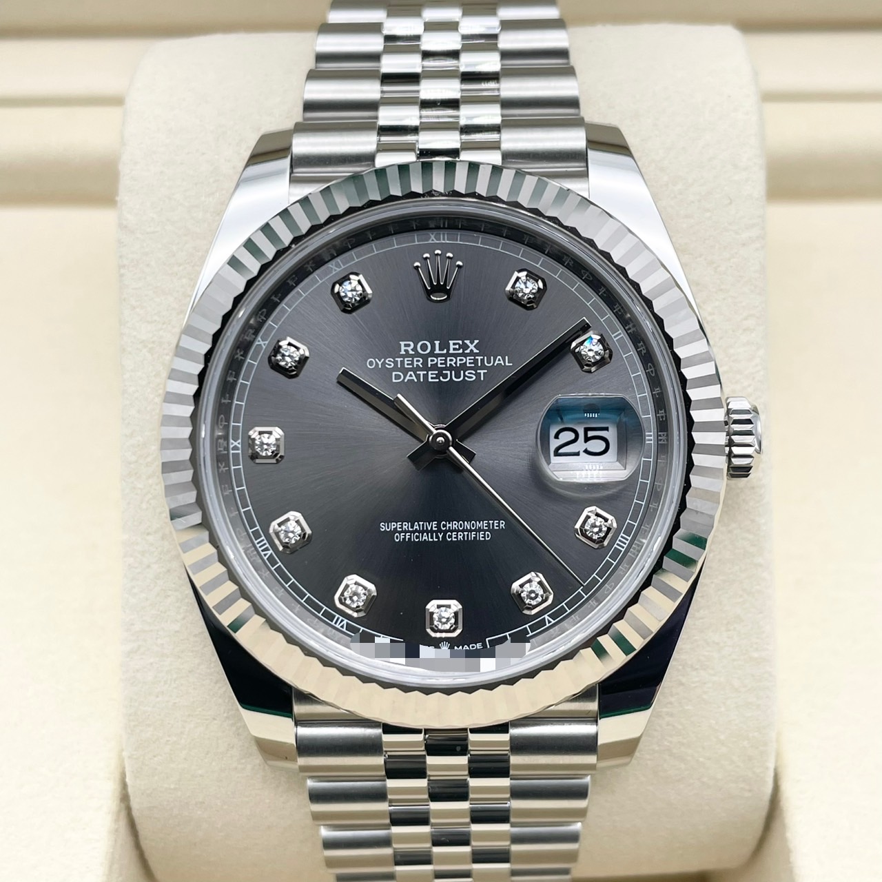 ロレックス デイトジャスト 126334 スレートジュビリーブレスレット 41mm