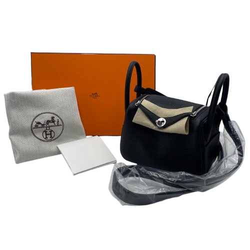 エルメス リンディミニ 20 ノワール トリヨンクレマンス シルバー金具 K刻印