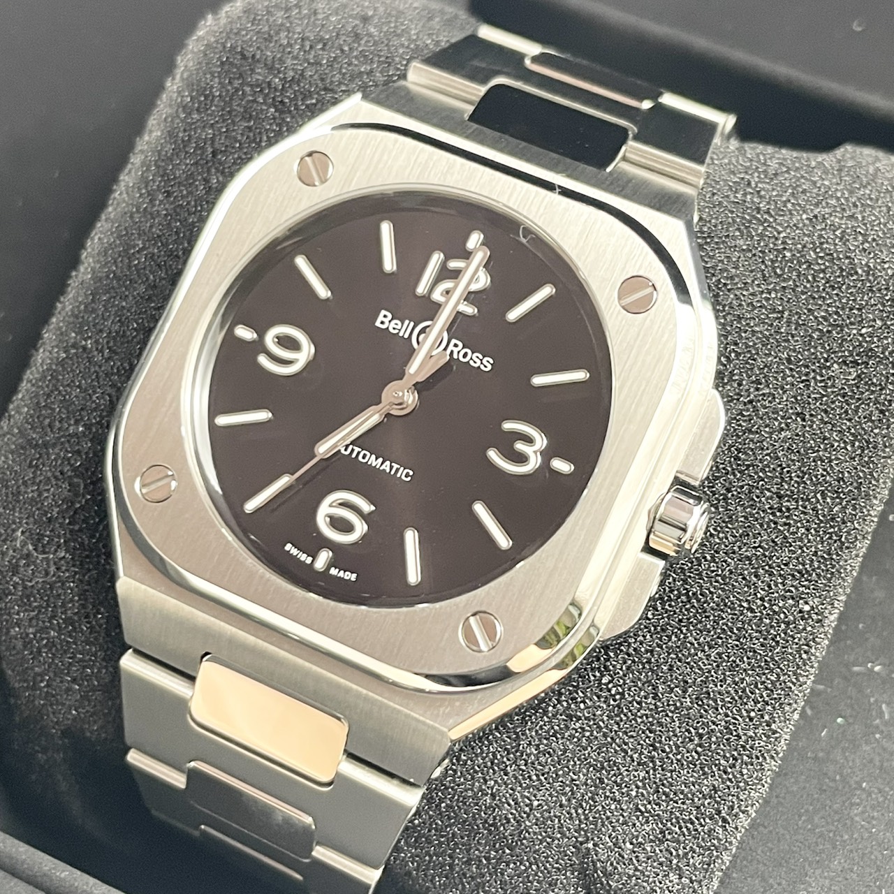 ベル＆ロス BR-05 BR05A-S-BL-ST/SST ブラック スチール 36mm